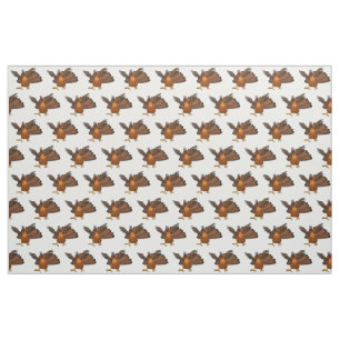 SlipperyJoe's Thanksgiving gobble responsibly live Fabric