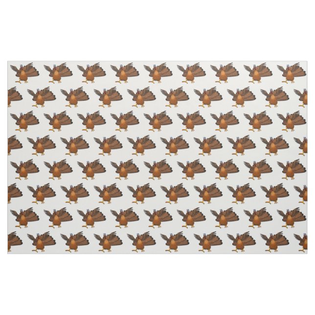 SlipperyJoe's Thanksgiving gobble responsibly live Fabric (Yard)