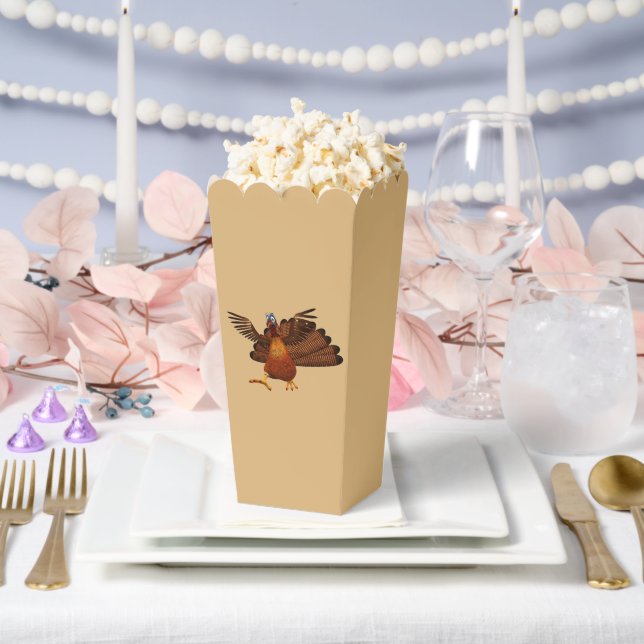 SlipperyJoe's Thanksgiving gobble responsibly live Favour Box (Wedding)