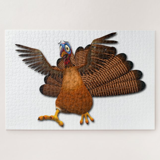 SlipperyJoe's Thanksgiving gobble responsibly live Jigsaw Puzzle (Horizontal)