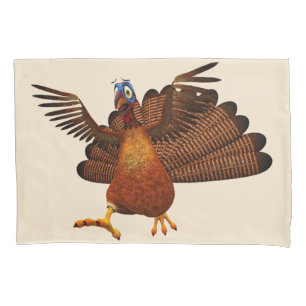SlipperyJoe's Thanksgiving gobble responsibly live Pillowcase