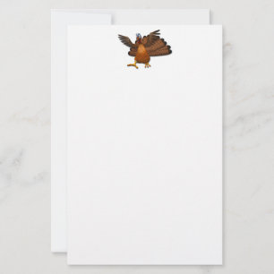 SlipperyJoe's Thanksgiving gobble responsibly live Stationery