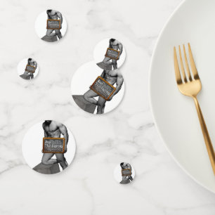 SlipperyJoe's Thanksgiving man hot six-pack abs un Confetti