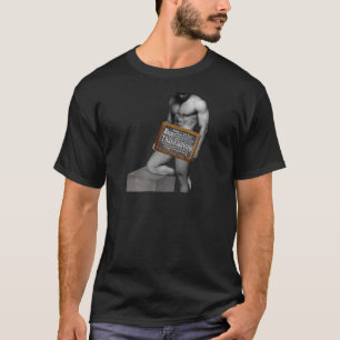 SlipperyJoe's Thanksgiving tradition muscular male T-Shirt