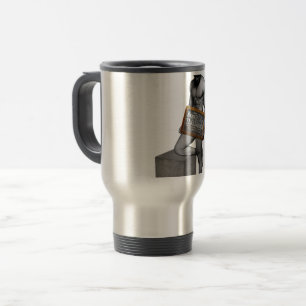 SlipperyJoe's Thanksgiving tradition muscular male Travel Mug