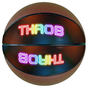SlipperyJoe's throb rainbow-like gradient thick ca Basketball