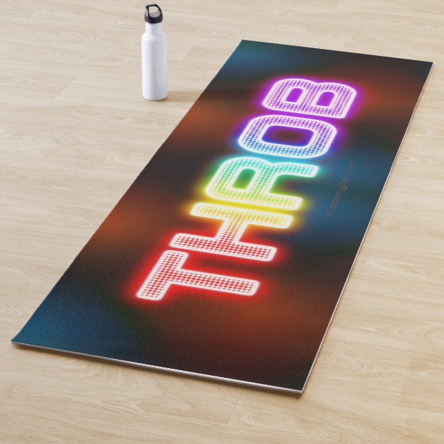 SlipperyJoe's throb rainbow-like gradient thick ca Yoga Mat (In Situ)