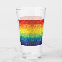 SlipperyJoe's tie-dyed flag rainbow pressed into s