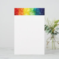 SlipperyJoe's tie-dyed flag rainbow pressed into s