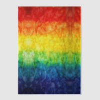 SlipperyJoe's tie-dyed flag rainbow pressed into s