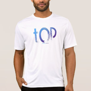 SlipperyJoe's top word blue brush stroke saying 
