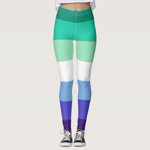 SlipperyJoe's Trans-Inclusive Gay Men's Pride Flag Leggings