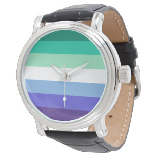 SlipperyJoe's Trans-Inclusive Gay Men's Pride Flag Watch