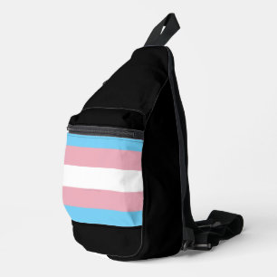 SlipperyJoe's transgender pride flag diversity rig Sling Bag