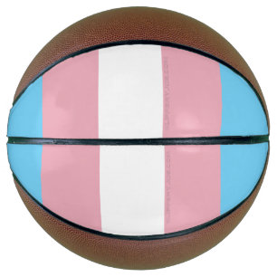 SlipperyJoe's transgender pride flag visibility di Basketball