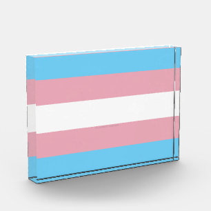 SlipperyJoe's transgender pride flag visibility di Photo Block