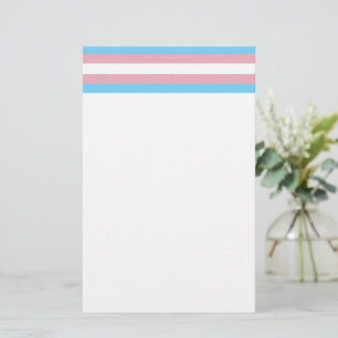 SlipperyJoe's transgender pride flag visibility di Stationery