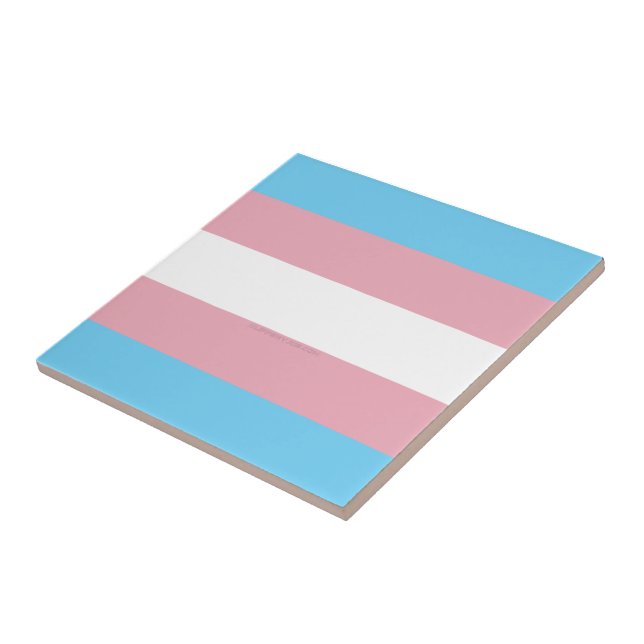 SlipperyJoe's transgender pride flag visibility di Tile (Side)