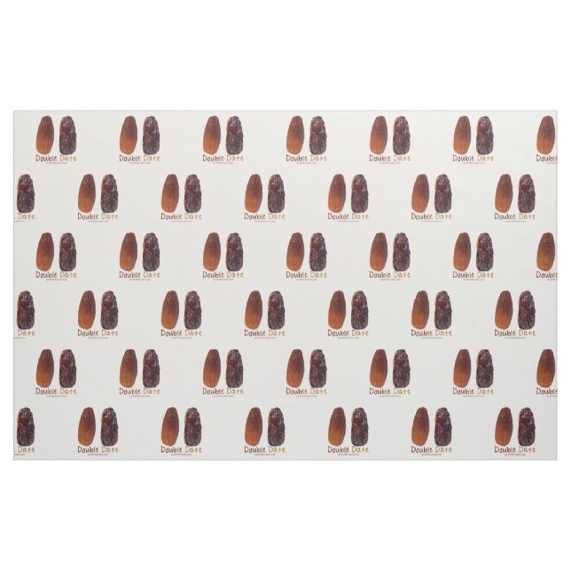 SlipperyJoe's two dates shrivelled wrinkled prunes Fabric (Yard)