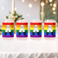 SlipperyJoe's two-spirit pride flag Indigenous sym