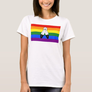 SlipperyJoe's two-spirit pride flag Indigenous sym T-Shirt