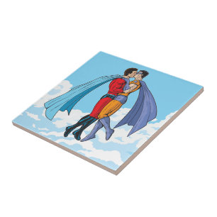 Slipperyjoe's two superheroes kissing characters f tile