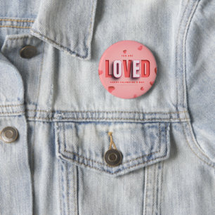 SlipperyJoe's Valentine's Day gifts romantic tone 6 Cm Round Badge