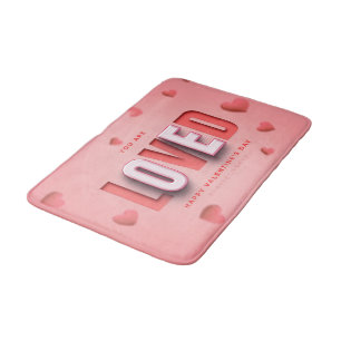 SlipperyJoe's Valentine's Day gifts romantic tone Bath Mat