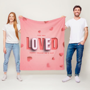 SlipperyJoe's Valentine's Day gifts romantic tone Fleece Blanket