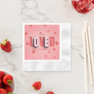 SlipperyJoe's Valentine's Day gifts romantic tone Napkin