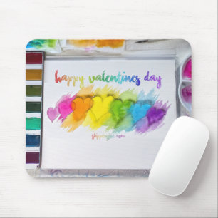 SlipperyJoe's Valentine's Day sentiment LGBTQ+ gay Mouse Pad