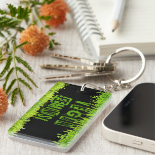 SlipperyJoe's vegan feminist attention-grabbing br Key Ring