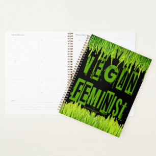 SlipperyJoe's vegan feminist attention-grabbing br Planner