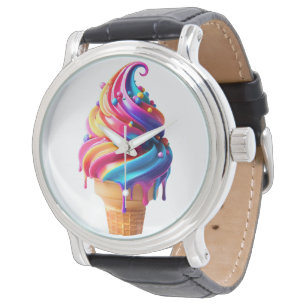SlipperyJoe's vibrant ice cream cone food classic Watch