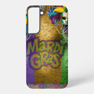 SlipperyJoe's vibrant Mardi Gras graphic classic C Samsung Galaxy Case