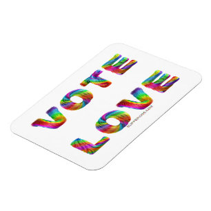SlipperyJoe's vote love equality gay pride gifts L Magnet