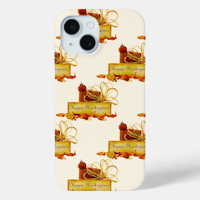 SlipperyJoe's warm festive Thanksgiving vibe rusti Case-Mate iPhone Case (Back)