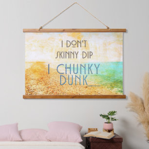 SlipperyJoe's warm idyllic beach scene campy skinn Hanging Tapestry