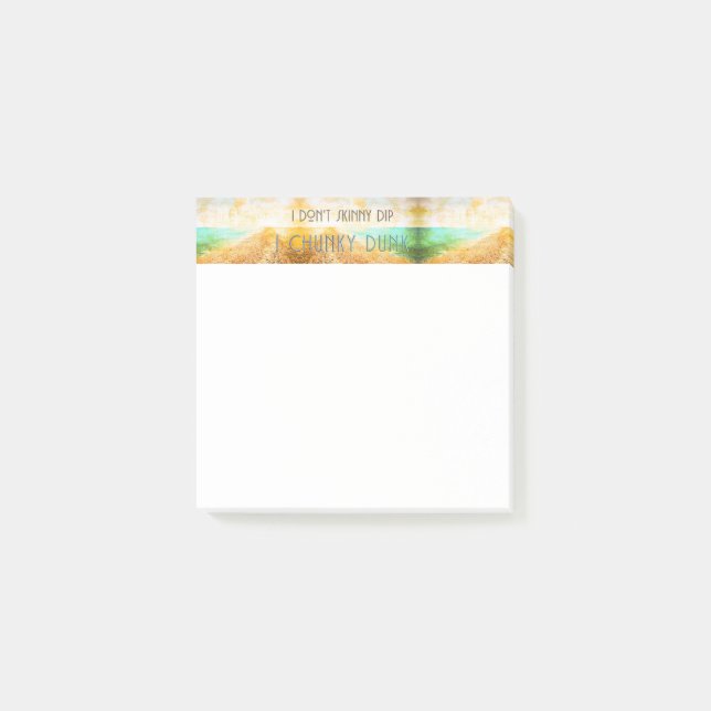 SlipperyJoe's warm idyllic beach scene campy skinn Post-it Notes (Front)
