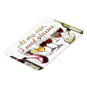 SlipperyJoe's wine drinkware cheeky pun red white Magnet