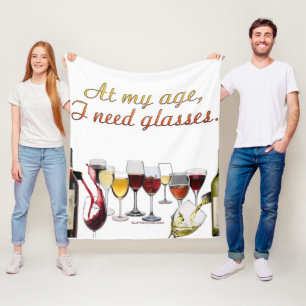 SlipperyJoe's Wine Glasses fermented grapes wine p Fleece Blanket