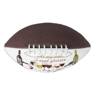 SlipperyJoe's Wine Glasses fermented grapes wine p Football