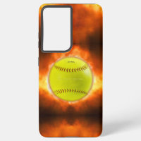 SlipperyJoe's yellow softball fireball flames rasp