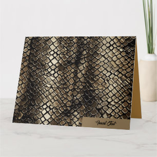 Slithering Chic Card