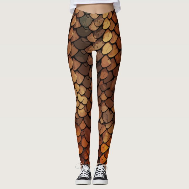 Slithering Chic Leggings (Front)