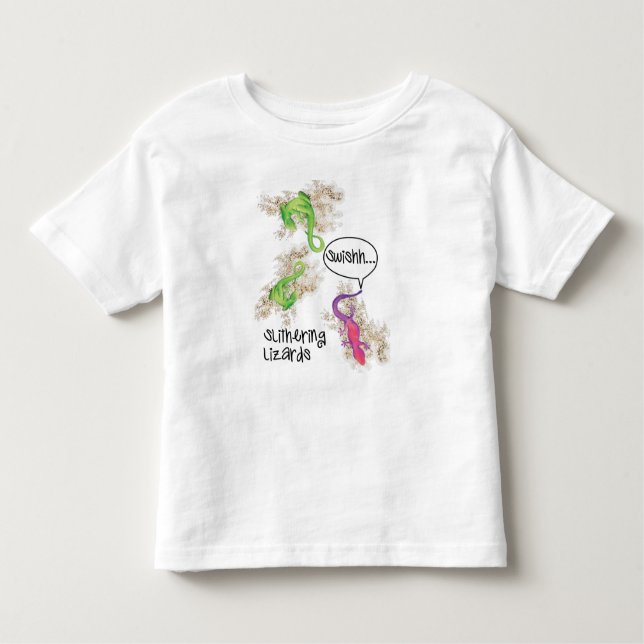 Slithering Lizards Toddler Tee (Front)