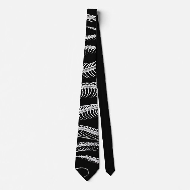 Slithering Snake Skeleton Tie (Front)