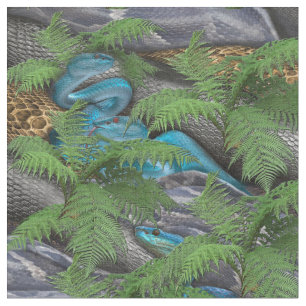 Slithery, sneaky Snakes Fabric