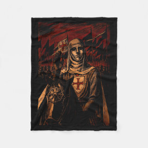 Sliver Mask King Baldwin Iv Meme The Leper King Wa Fleece Blanket