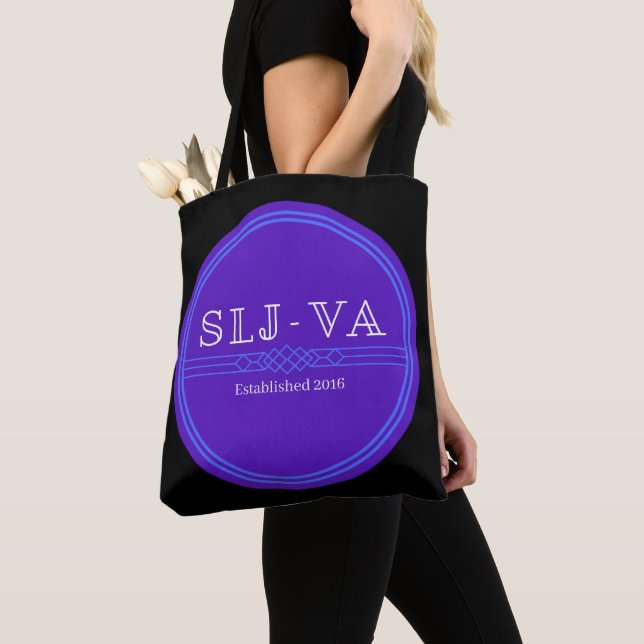 SLJ-VA Established 2016 Tote Bag (Close Up)